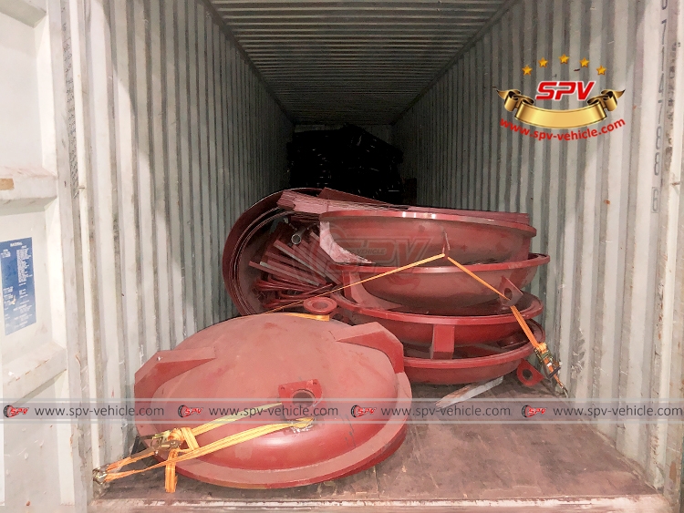 4,000 Litres Sewage Vacuum Tanker Body - Loading 3